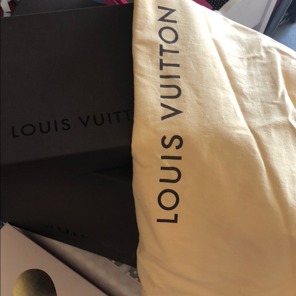 Louis Vuitton boxes and dust bag